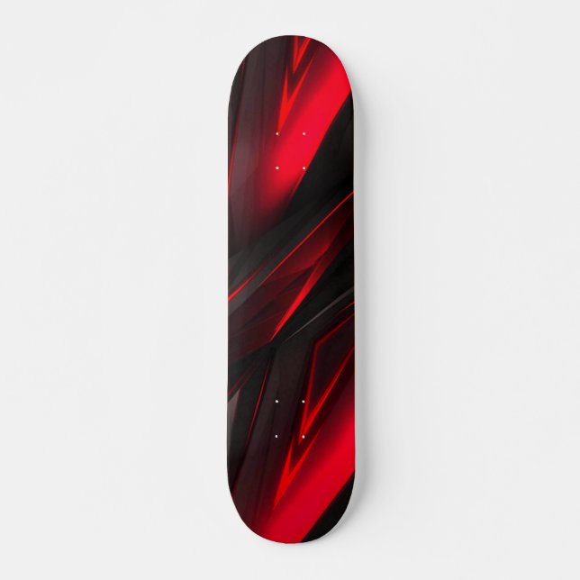 Red to Point Abstract Design Skateboard (Vorne)