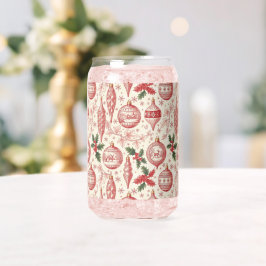 Red Toile Chinoiserie Christmas Ornaments Dosenglas