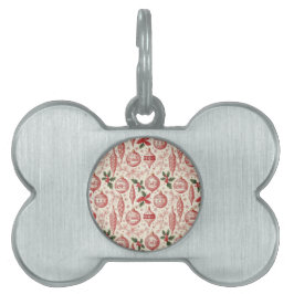 Red Toile Chinoiserie Christmas Ornaments Tiermarke