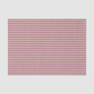 Red Toile de Jouy Companion Stripes Seidenpapier