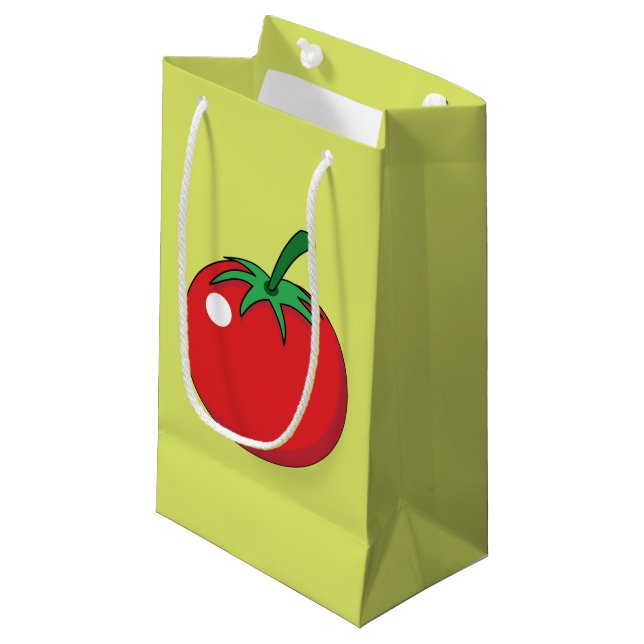 Red Tomato Kleine Geschenktüte (Vorderseite Schrägansicht)