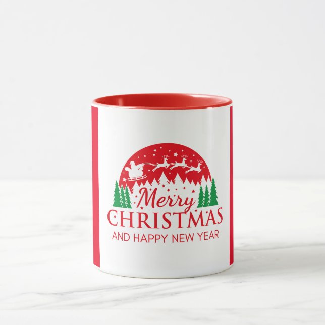Red Top Qualität Weihnachten TASSE für Geschenk. (Zentrum)