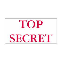 Red Top Secret Permastempel