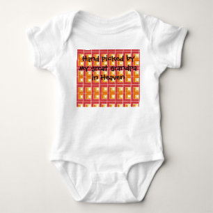 Red Topsy Turvy Baby Strampler