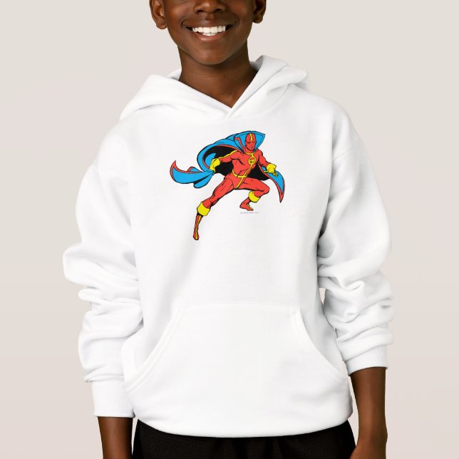 Red Tornado Cape Pose Hoodie (Vorderseite)