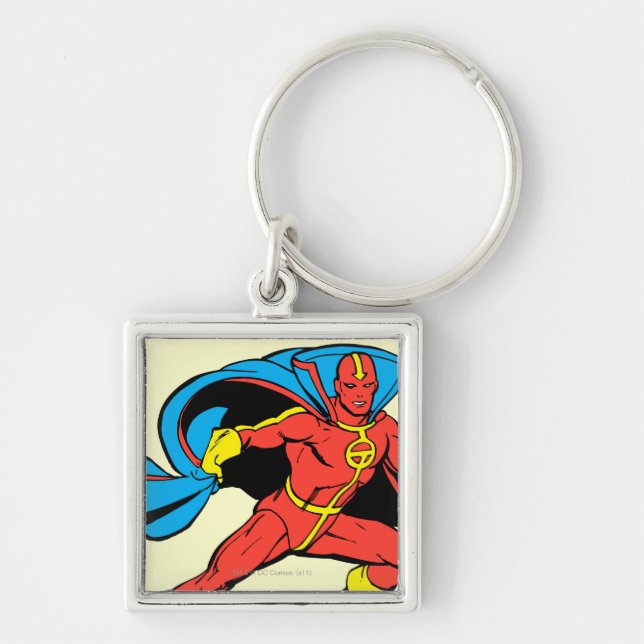 Red Tornado Cape Pose Schlüsselanhänger (Vorne)
