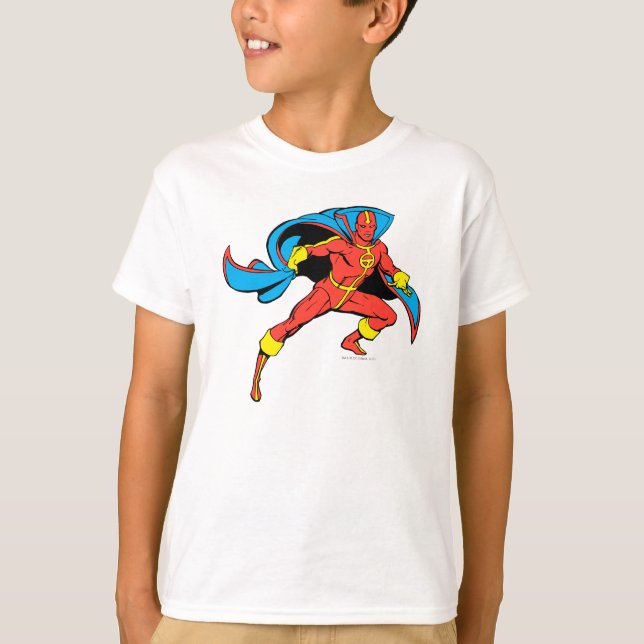 Red Tornado Cape Pose T-Shirt (Vorderseite)