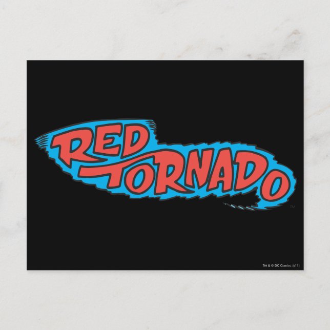 Red Tornado Logo Postkarte (Vorderseite)