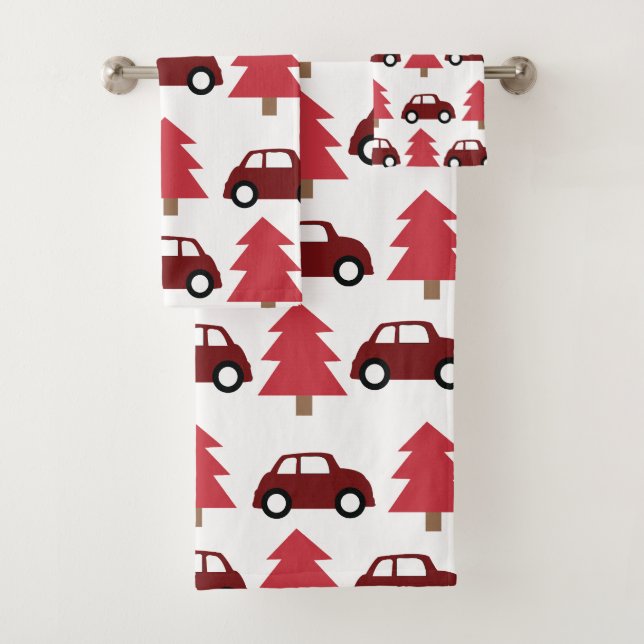 Red Toy Voiture Arbre de Noël Enfants (En situation)