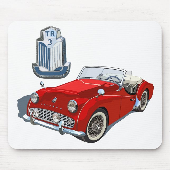 Red TR3 Mousepad (Vorne)