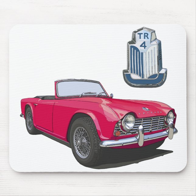 Red TR4 Mousepad (Vorne)