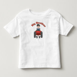 Red Tractor Big Brother Kleinkind T-shirt