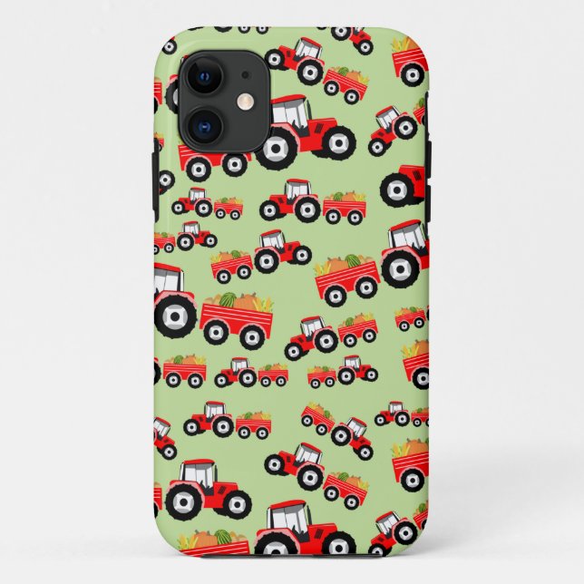 Red Tractor Truck Farm Produzieren Case-Mate iPhone Hülle (Rückseite)