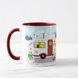Red Trailer Camp Chic Tasse