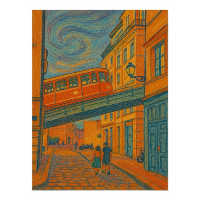 Red Tramway Poster (Vorderseite)