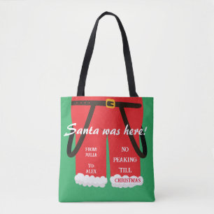 Red Trendy Christmas Weihnachten Weihnachtsgeschen Tasche