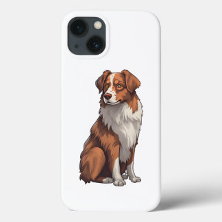 Red Tri Australian Shepherd Case-Mate iPhone Hülle