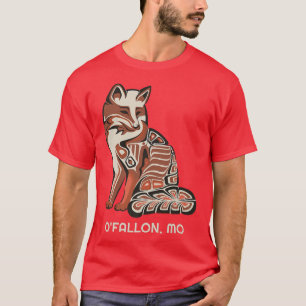 Red Tribal Fo OFallon Native American Artwork T-Shirt