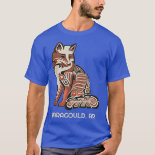 Red Tribal for Paragould AR Native American Artwor T-Shirt