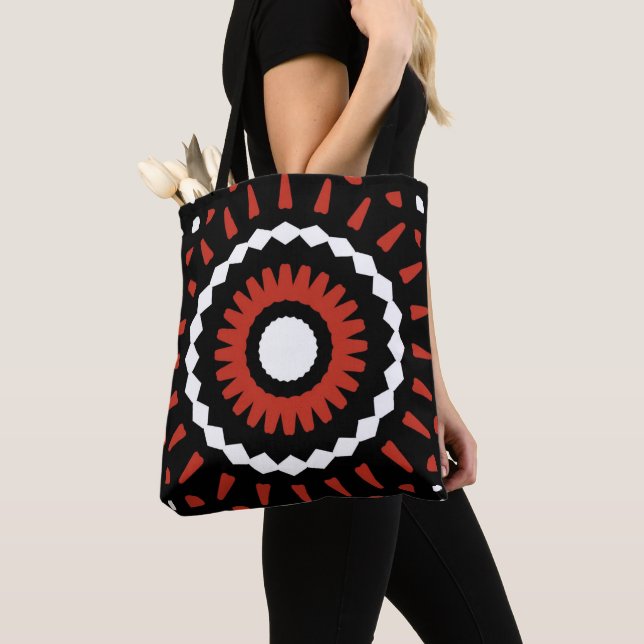 Red Tribal Mandala Tasche (Von Nahem)