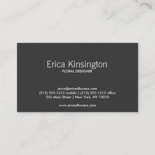 RED TROPICAL Business Card Visitenkarte