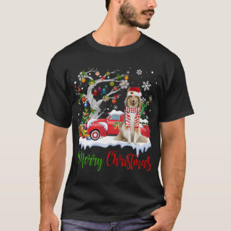 Red Truck Frohe Weihnachtsbaum Shetland Sheepdog P T-Shirt