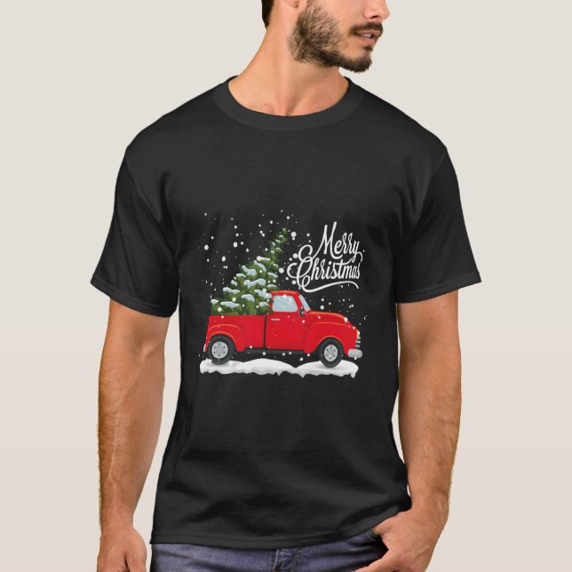 Red Truck Tree T-Shirt (Vorderseite)