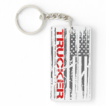 Red Trucker Flag