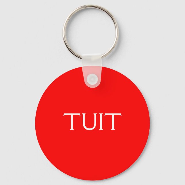Red TUIT Schlüsselanhänger (Vorderseite)