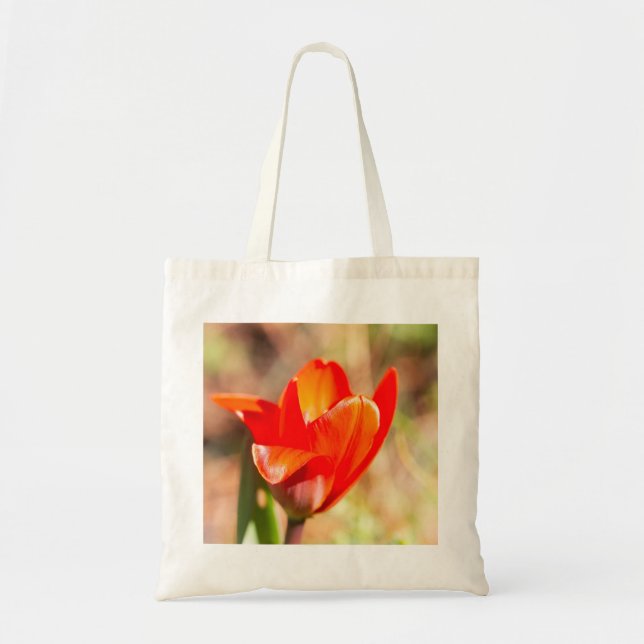 Red Tulip Blossom Tragetasche (Vorne)