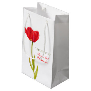 Red Tulip Hochzeit Blume Mädchen Gefallen Geschenk Kleine Geschenktüte