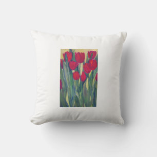 Red Tulip Pillow Kissen