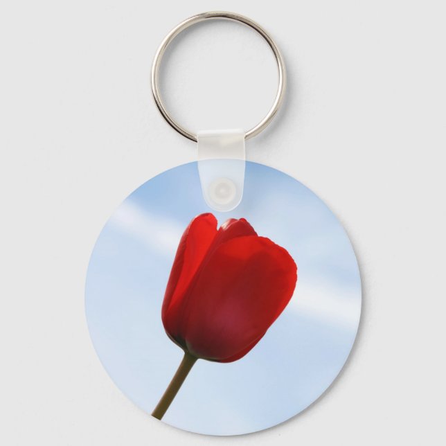 Red Tulip Schlüsselanhänger (Vorderseite)