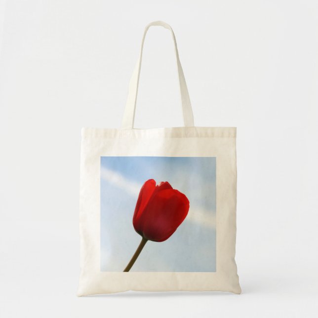 Red Tulip Tote Bag Tragetasche (Vorne)