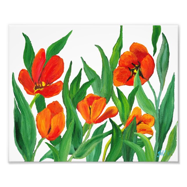 Red Tulips Fotodruck (Vorne)