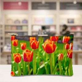 Red Tulips Pouch Zubehörtasche