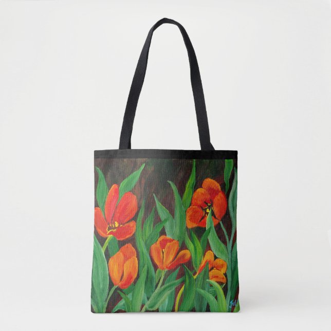 Red Tulips Tasche (Vorderseite)