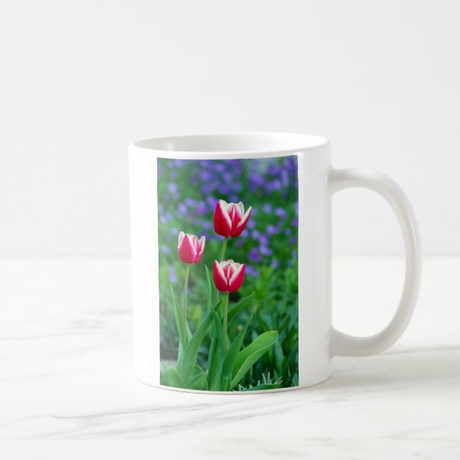 Red Tulips Tasse (Rechts)