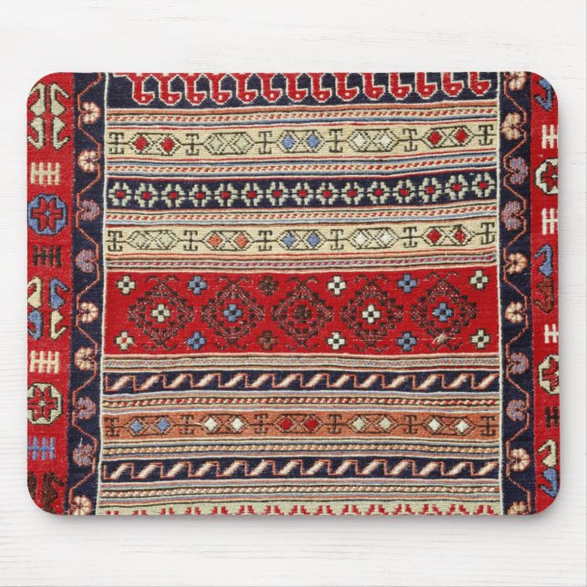 Red Turkish Rug Design Mouse Pad Mousepad (Vorne)
