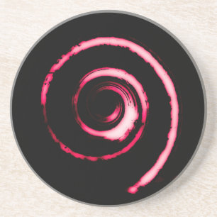 Red Twirl Untersetzer