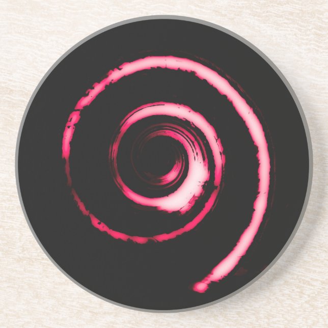 Red Twirl Untersetzer (Vorne)