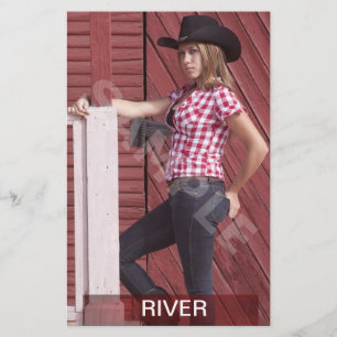 Red Two Side Headshot Zed Card/Comp Card Flyer