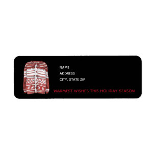 Red Ugly Sweater / Warme Wünsche / Weihnachtsdesig