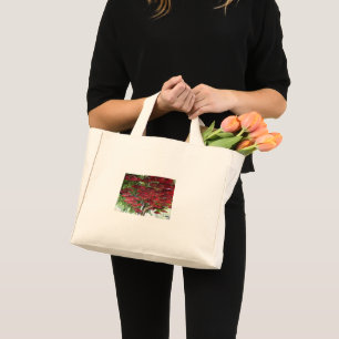 Red Umbrellas in the Sky - Asian Tote Bag