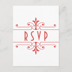 Red v2 Extravagant Ornamental UAWG Postkarte