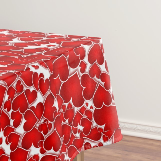 Red Valentine Sweetheart Valentine's Day Party Tischdecke (Beispiel)