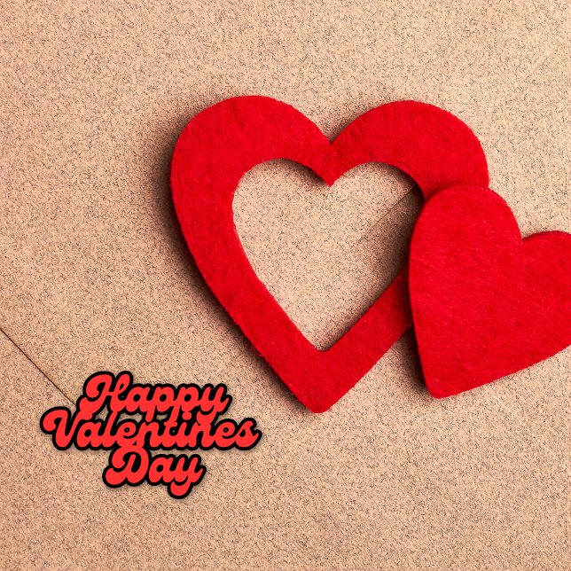 Red Valentine's Day EXTRA KLEINEN Aufkleber (Von Creator hochgeladen)