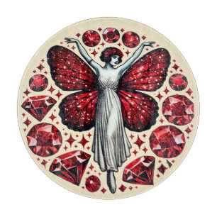 Red Valentine's Day Fairy Schneidebrett