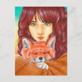 "Red Velvet"-Postkarte Feiertagspostkarte