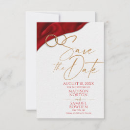 Red Velvet Save the Date Einladung